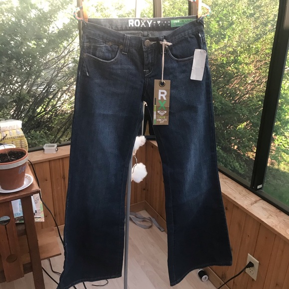 NWT ROXY jeans wide-leg size 0 - Picture 1 of 5